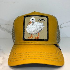 NEW Goorin Bros Farm Trucker Hat - "DOWN" DUCK